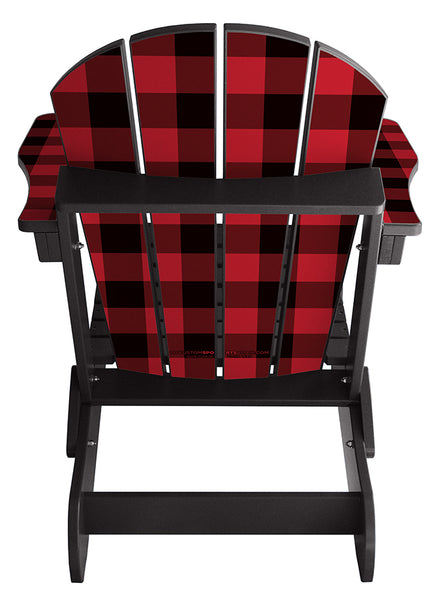 Buffalo plaid 2025 rocking chair