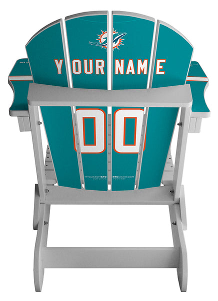 Miami Dolphins Custom Sports Chair Mini