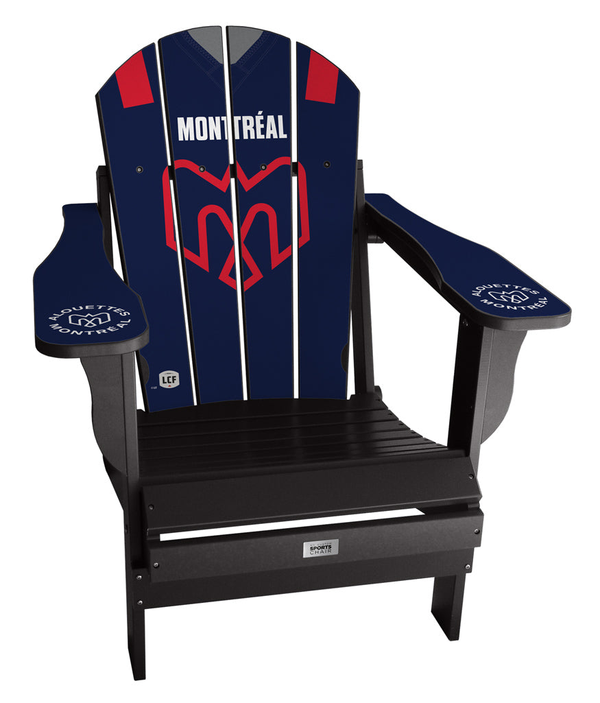 Montreal Alouettes Complete Custom with personalized name and number CFL Jersey Chair