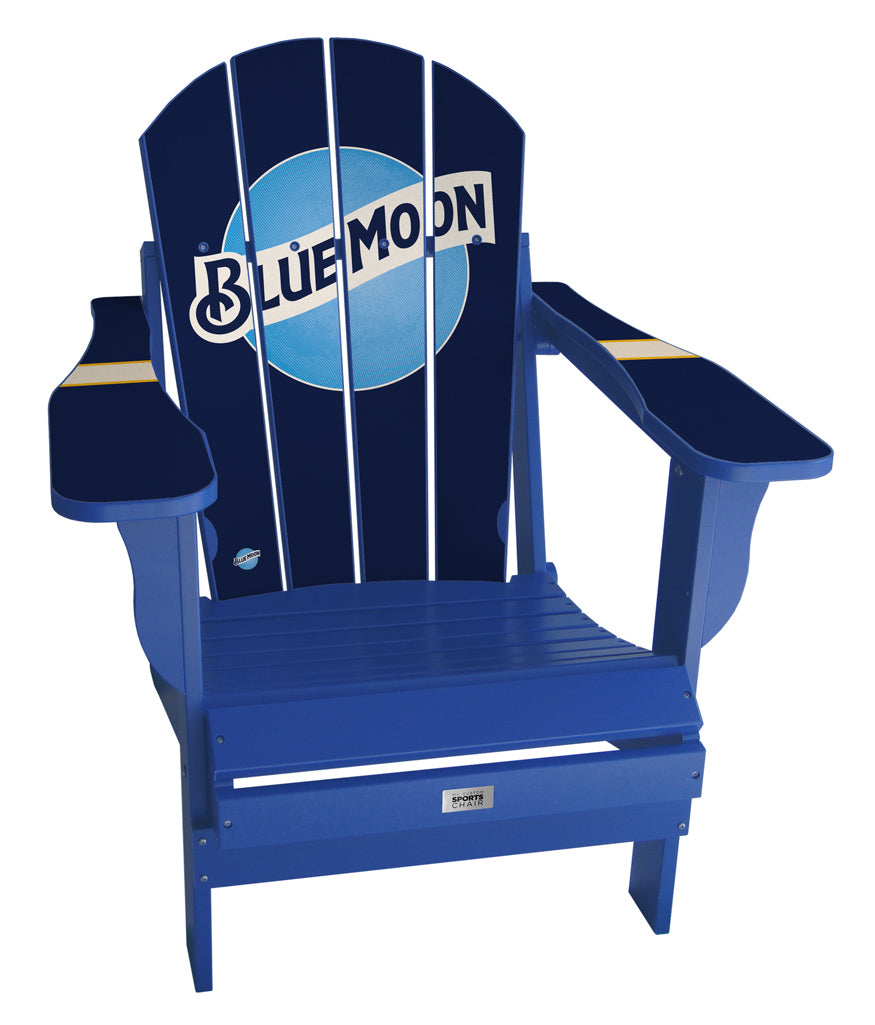 Blue discount moon chair