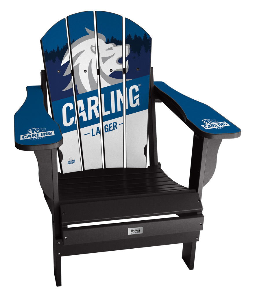 Carling Lager Complete Custom with personalized name and number Chair