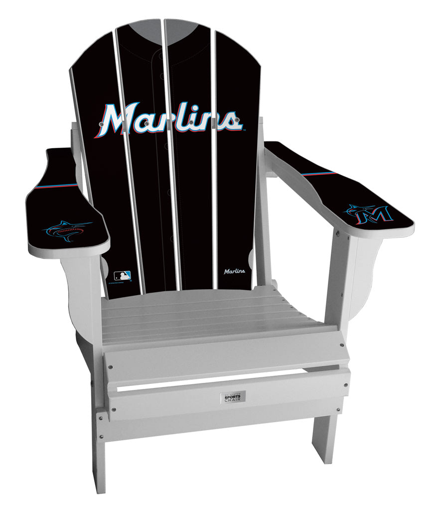 Miami Marlins Complete Custom with personalized name and number Jersey Chair