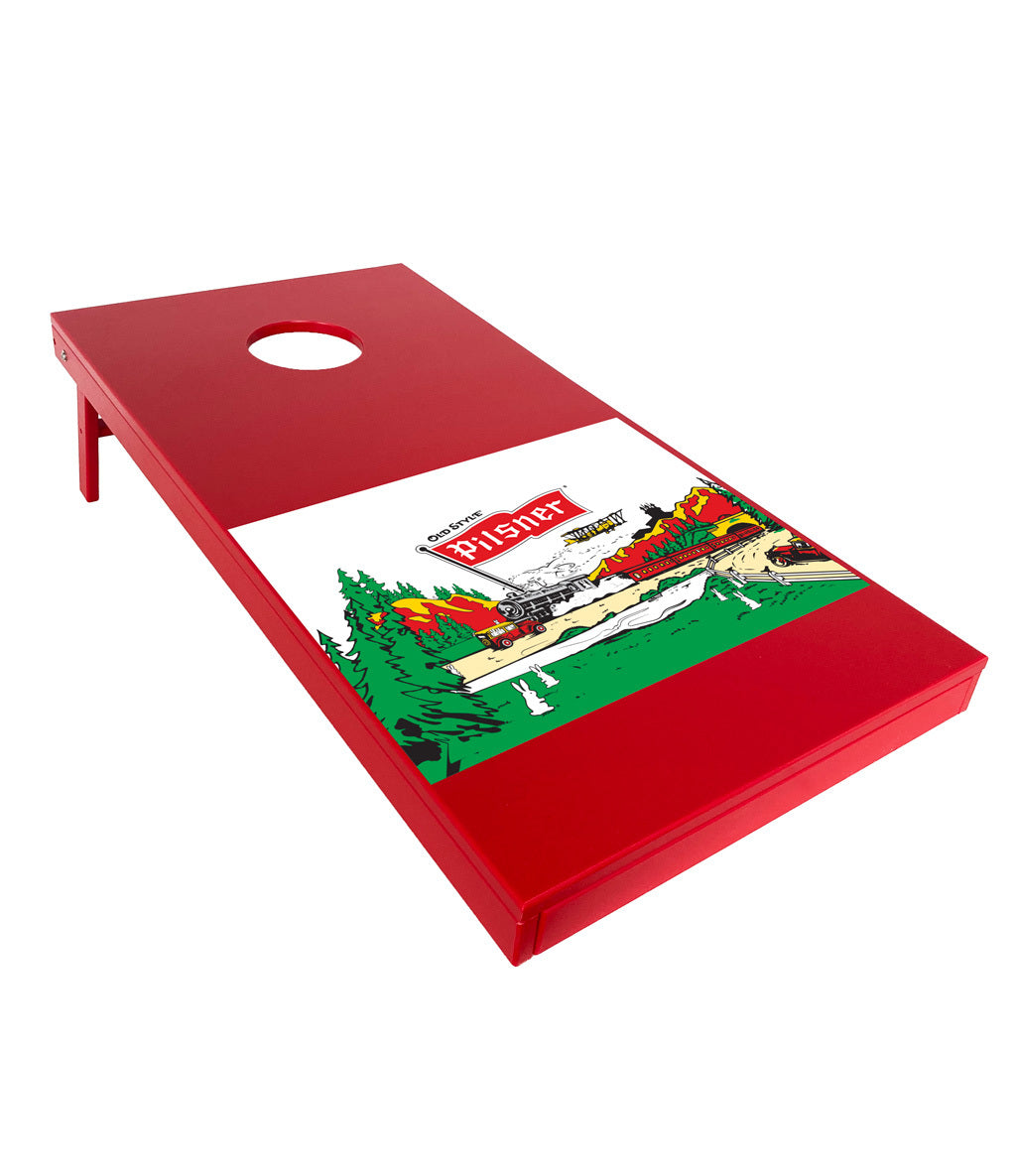 Old Style Pilsner Cornhole Regulation Size MyCustomSportsChair Old style pilsner cornhole regulation size mycustomsportschair