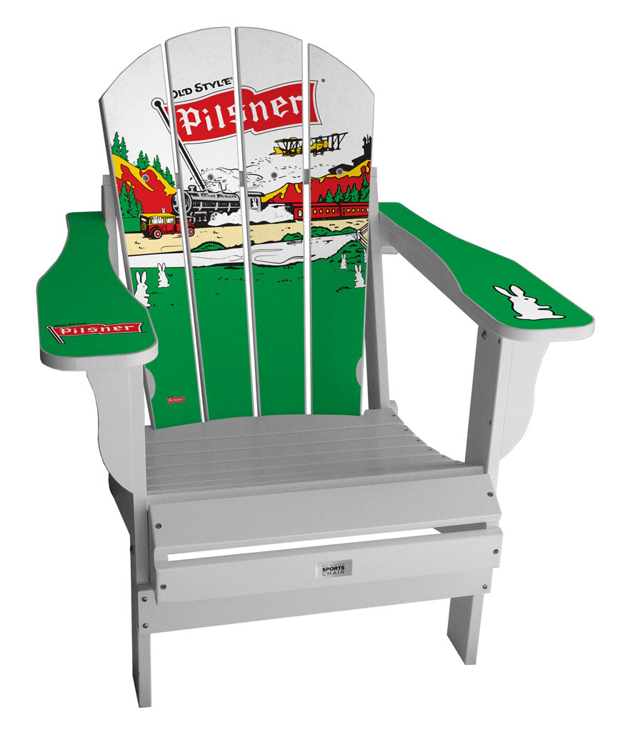 Old Style Pilsner Complete Custom with personalized name and number Chair Mini