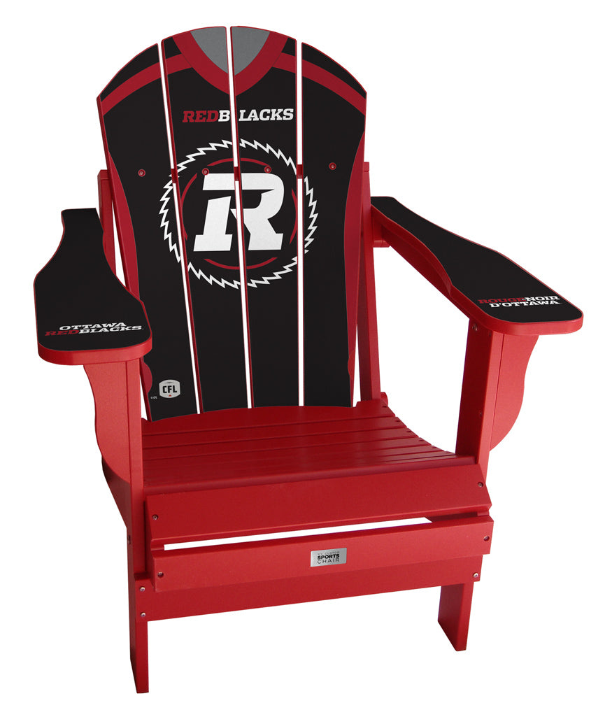 Ottawa RedBlacks Complete Custom with personalized name and number CFL Jersey Chair Mini