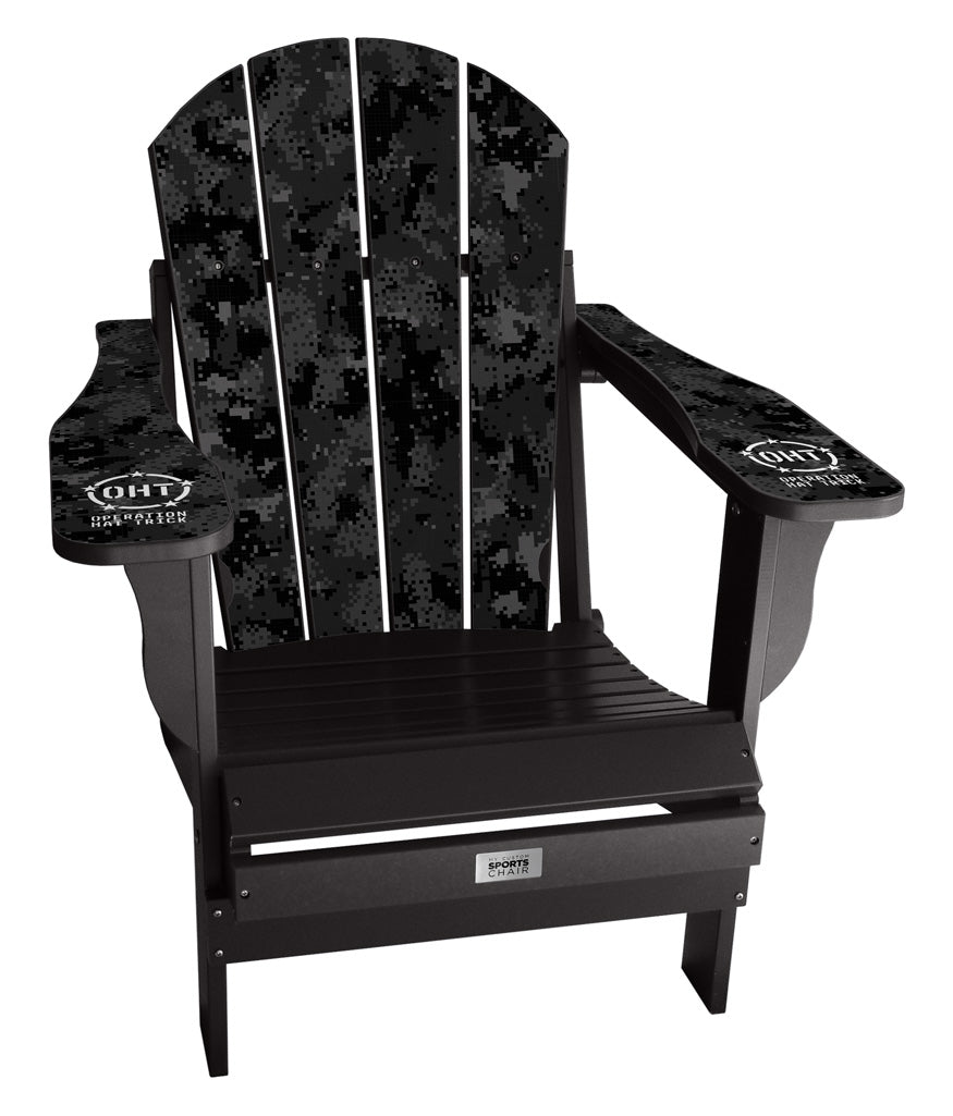 Black Camo Operation Hat Trick Complete Custom Lifestyle Chair