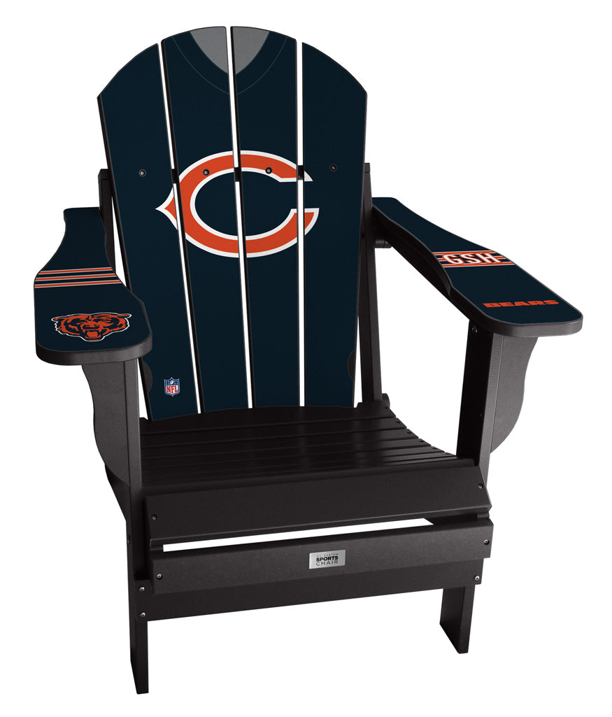 Chicago Bears Complete Custom with personalized name and number Jersey Chair