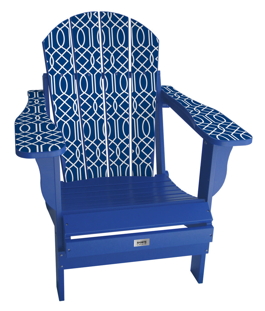 Blue Geometric Complete Custom Lifestyle Chair Mini