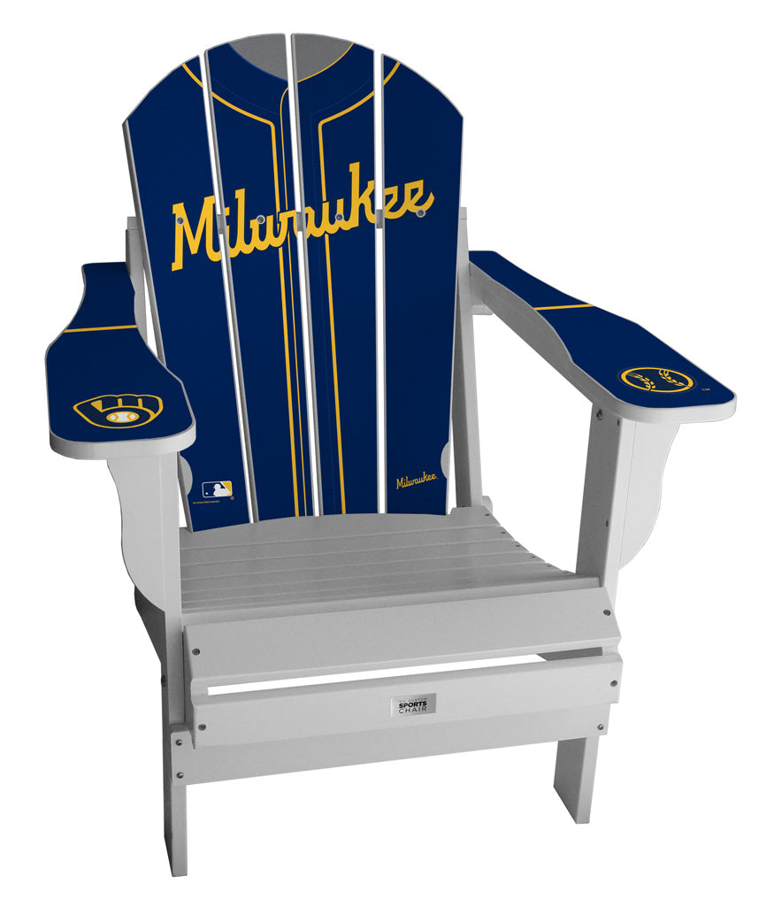 Milwaukee Brewers Complete Custom with personalized name and number Jersey Chair Mini