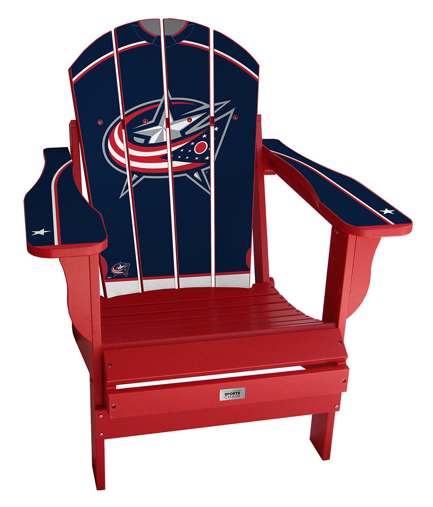 Columbus Blue Jackets® Complete Custom with personalized name and number Jersey Chair
