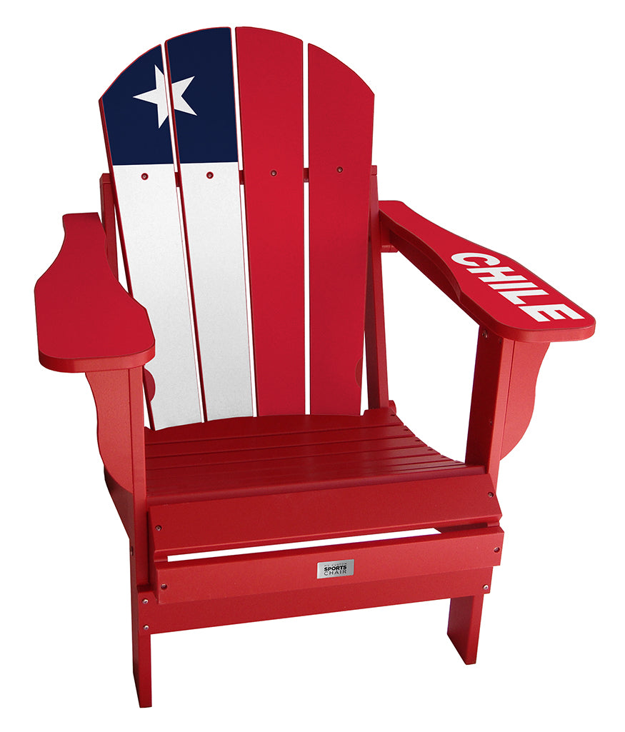 Chile Flag Complete Custom with personalized name and number Chair