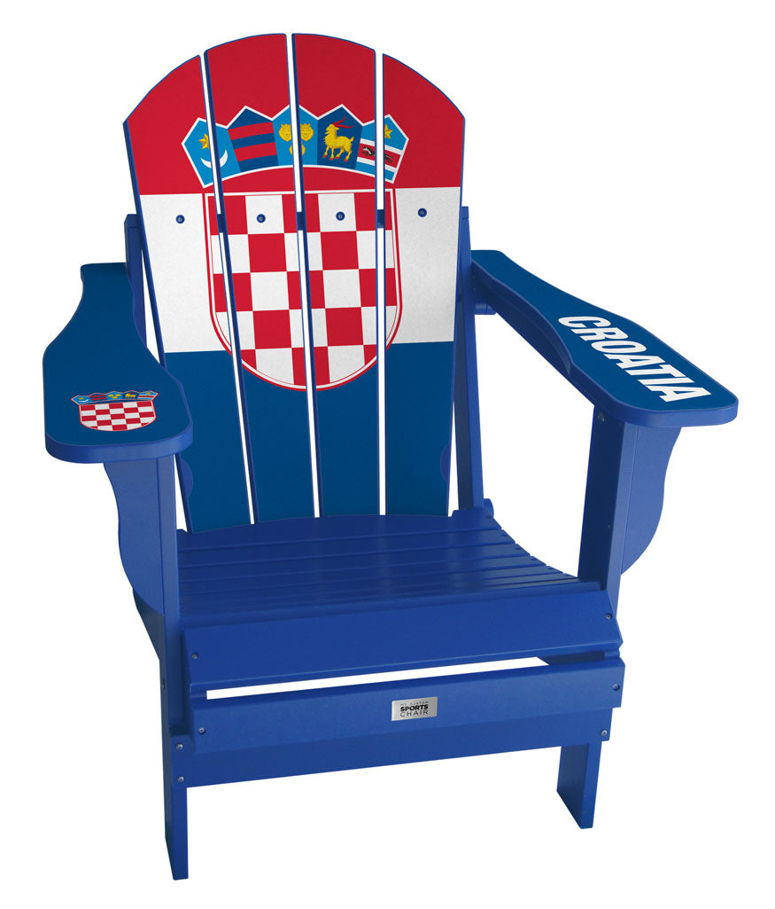 Croatia Flag Custom Sports Chair | MyCustomSportsChair.com