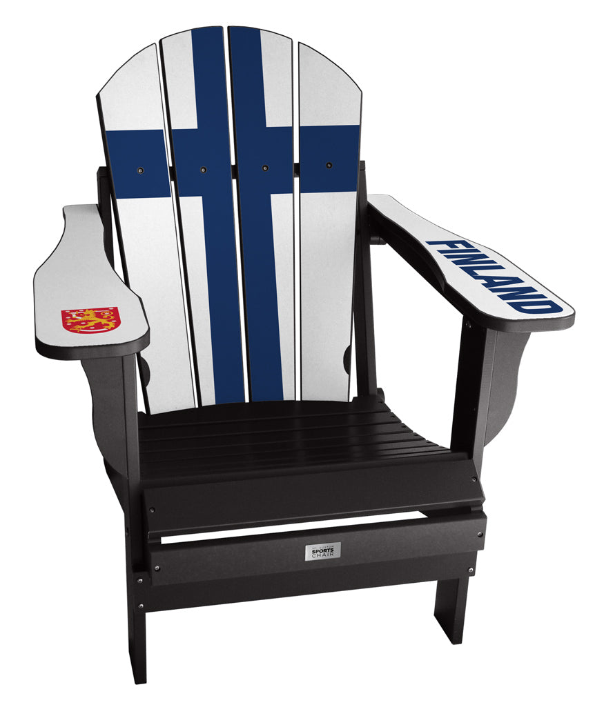 Finland Flag Complete Custom with personalized name and number Chair Mini