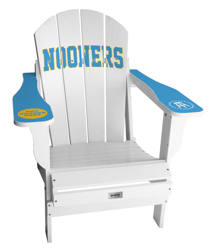 Barstool Sports Nooners White Chair