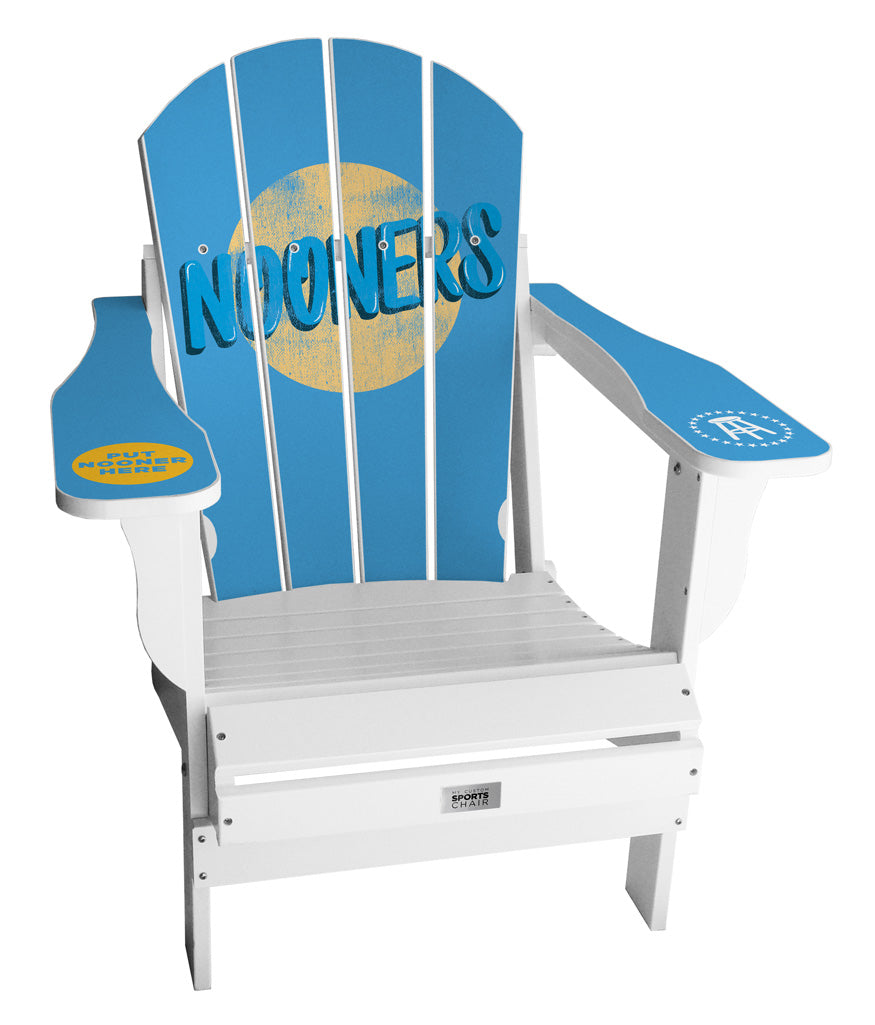 Barstool Sports Nooners Blue Chair
