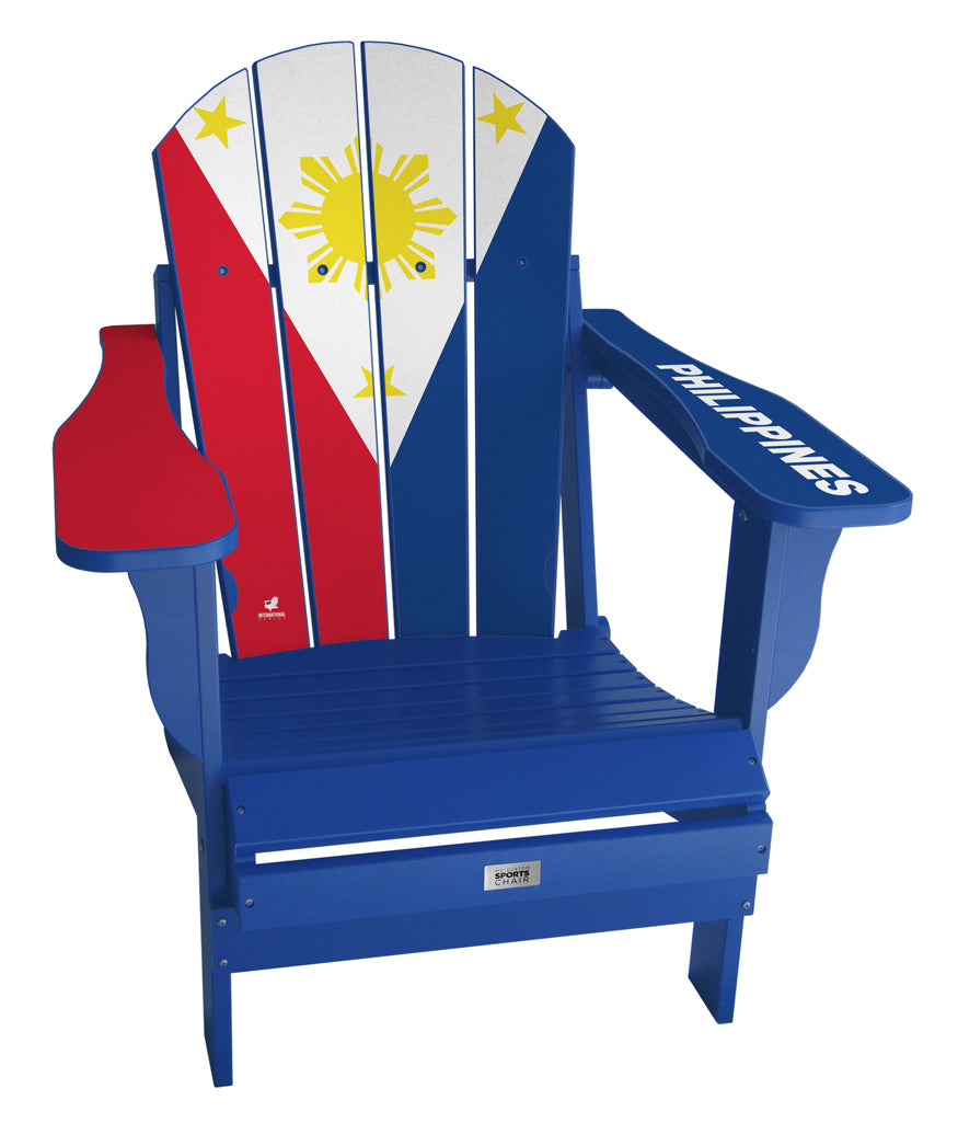 Philippines Flag Complete Custom with personalized name and number Chair Mini