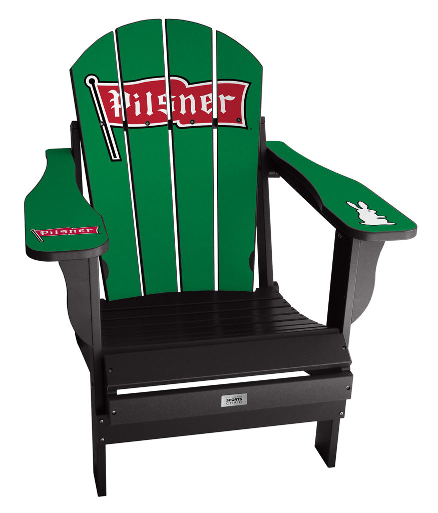 Pilsner Green Complete Custom with personalized name and number Chair