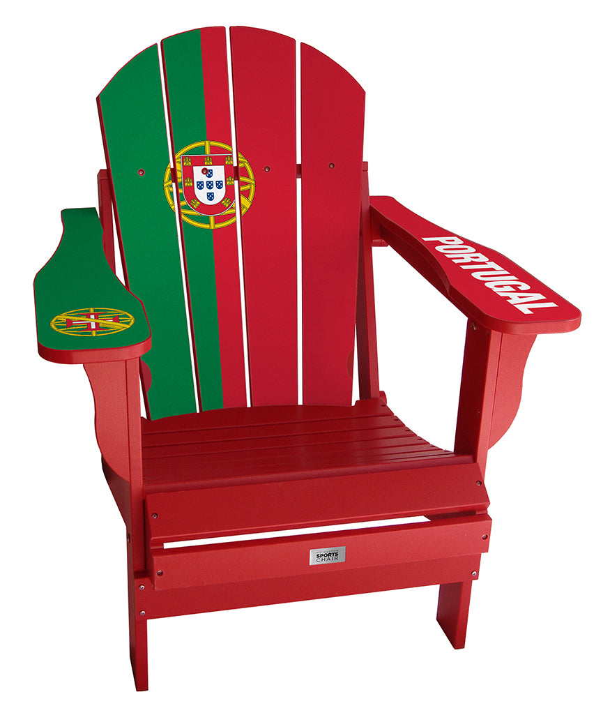 Portugal Flag Complete Custom with personalized name and number Chair
