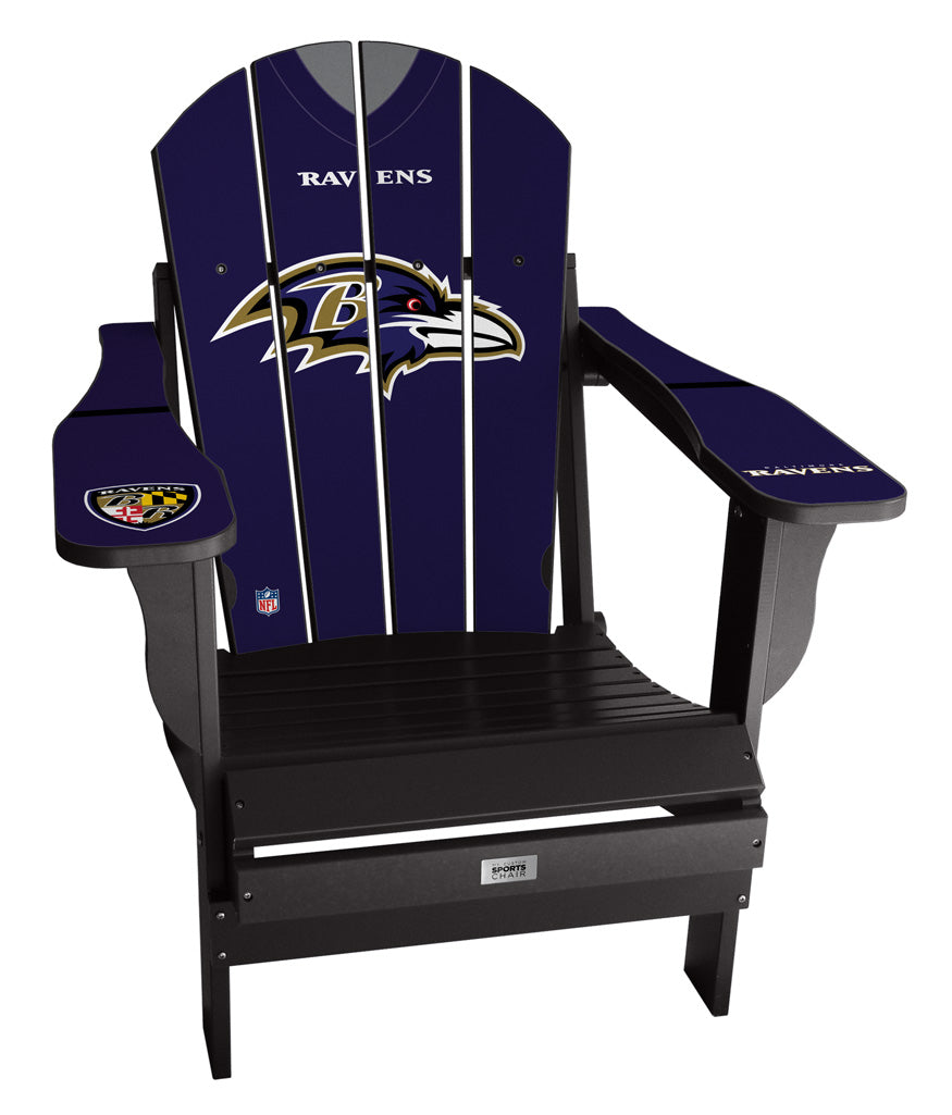 Baltimore Ravens Complete Custom with personalized name and number Jersey Chair Mini
