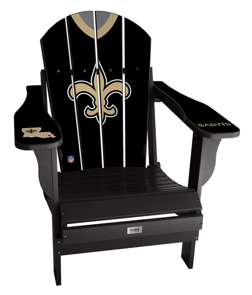 New Orleans Saints Custom with personalized name and number Jersey Chair Mini