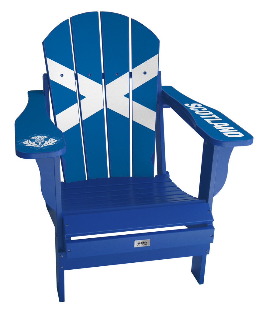 Scotland Flag Complete Custom with personalized name and number Chair Mini